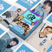 60+32PCS Korean Boy Group Photo Cards Stickers Set - JUHOON JAMES Collectible LOMO Cards, Making It The Perfect Valentine's Day Gift, New Year's Gift, Or A Special Gift For Boys And Girls' Fans. - Multicolor - View 2