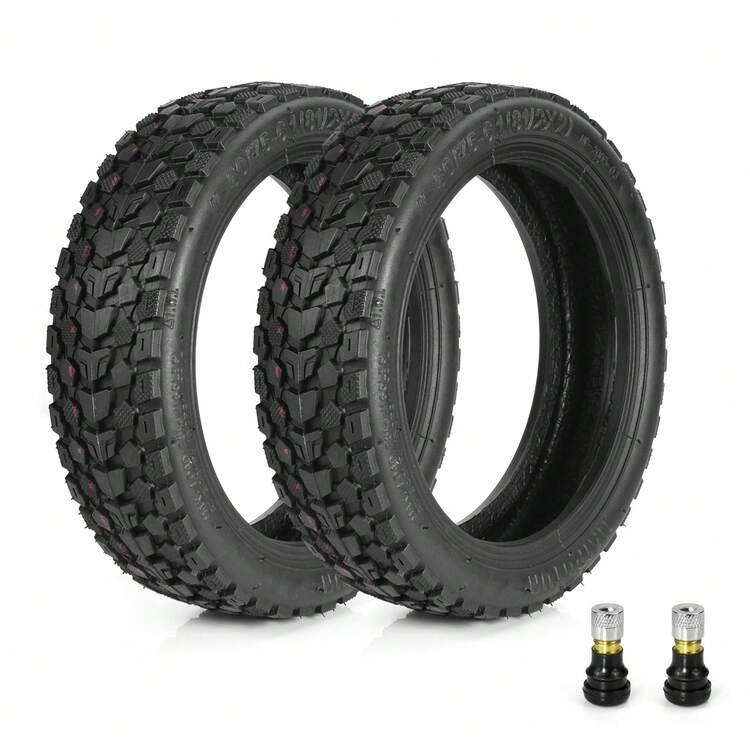 50/75-6.1 (81/2x2) 1/2 件装 8.5 英寸橡胶越野轮胎，适用于小米 M365 1s PRO PRO 2 MI 3 Gotrax GXL V2 S2 HX-X7 X8 电动滑板车，耐用越野轮胎 - 彩色 - 查看 8