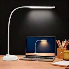 LED阅读灯，可调光夜灯，带灵活鹅颈灯臂，360°可调，3种颜色模式和10级亮度，适用于家庭/办公室/绘画/阅读 - 3種顏色 - 查看 12