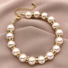 30颗18K镀金透明水晶水钻珠,直边法兰珠,金色扁平圆珠,圆片水晶金属珠,适用于DIY珠宝制作 - 彩色 - 查看 5