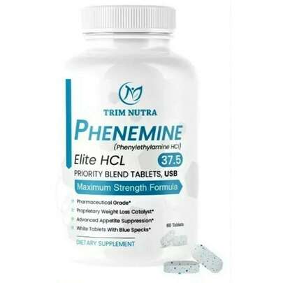1 Bottle Of Phenemin Elit 37.5 Strong Appetite Suppressant And Energy Pill