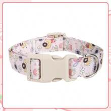 1件装宠物春夏假日项圈，狗狗项圈牵引绳，防走失防逃脱可调节，适合小型/中型/大型犬，舒适颈带宠物用品 - 彩色 - 查看 9