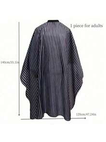 1件专业美发沙龙剪发披肩，印花美发沙龙理发袍，理发师剪发罩衫，不粘理发围裙，美发服，剪发围裙 - 彩色 - 查看 12