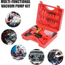 Brake Bleeder Kit With Hand Vacuum Pump And Adapters, Brake Bleeding Kit For Brake Fluid Power Steering Fluid More, Vacuum Brake Bleeder Pump With Pressure Gauge For Automotive Vehicles, Truck,Motorcycles, Father's Day Gift - A - View 9