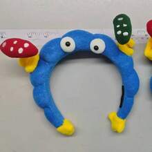 New Cute Furry Big Eye Monster Headband, High Crown Washing Face Hair Hoop, Photo Prop For Women - Multicolor - View 8