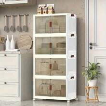 Aufbewahrungskisten mit Deckel - Klappschrank Nr. 1 (4 Ebenen) - Übersicht 3