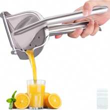 Heavy Duty Manual Fruit Juicer Press Lemon Orange Squeezer Citrus Extractor - Silver - View 2