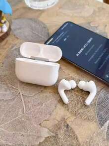 Tai nghe không dây, Tai nghe Bluetooth, Tai nghe nhét tai không dây - Khử tiếng ồn âm thanh nổi, Bluetooth 5.3, Âm thanh độ nét cao, Thời lượng pin cực dài, Lý tưởng cho nghe nhạc, tập thể dục, du lịch, Tương thích với các thiết bị thông minh - trắng - Xem 3