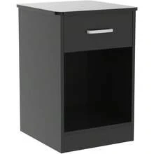 Nightstand, Set Of 2, 2-Tier Side Table With Drawer And Storage Shelf, Bedside Table End Table, Modern Night Stand For Bedroom, Home Office,Black - Black - View 5