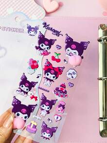 3D Cartoon Embossed Glow-In-The-Dark Stickers, Cute Creative Children's Toy Stickers, Wholesale - Multicolor - View 9