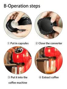 1pc Capsule Adapter Holder Compatible With And Capsule Machines - Black - View 7