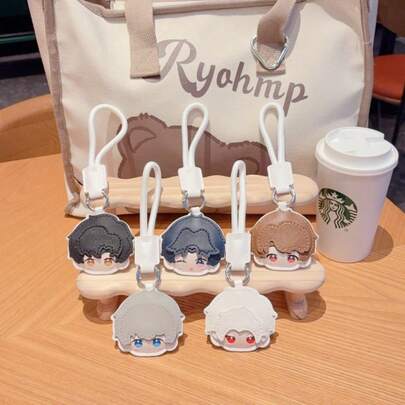 1个皮革太空爱心钥匙扣 - 史迪奇玩具 - 旅行玩具 - 课堂减压玩具 - 迷你洗澡玩具 - 生日礼物 - 节日礼物 - 完美礼物 - 玩具 - 游戏