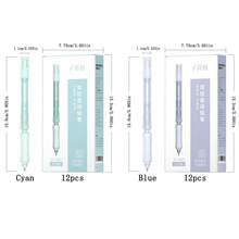 22pcs/Set,Dual-Control Mechanical Pencils ,Smooth Writing,Suitable For Gift Students,Professionals,Office,Drawing - Pen, Refill, and Eraser Set - View 11