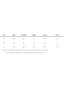 Ultra Cropped Long Sleeve Top For Women V Neck Button Front Coquette Style Casual Streetwear Crop Top - 白色 - 查看 4