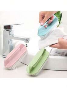 Housework Kitchen Cleaning Brush, Soft Bristles, Shoe Brush, Bathroom - Aleatorio 2pc - Xem 1