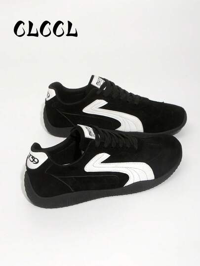 Giày thể thao nữ đế bằng nhẹ, thoải mái, kiểu dáng mới năm 2026, thích hợp cho hoạt động ngoài trời và chạy bộ.