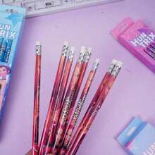12支装 K-POP 女团 2B 铅笔，学生书写文具，素描绘画铅笔，幼儿园练习写字铅笔，学生奖品 - 套裝 - 查看 4