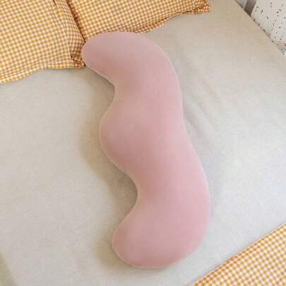 Multifunctional Teshu Velvet Long Throw Pillow, Leg-In-Leg Sleeping Pillow, Bedside Cushion On Bed, Removable And Washable, Pregnant Women Sleeping Side Lying Throw Pillow