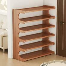 A 4-Layer / 5-Layer / 6-Layer Shoe Rack Is Easy To Assemble. It Is An Independent Shoe Rack At The Door, Suitable For Dormitories, Apartments And Doorsteps. It Is An Entrance Passage Organization, Shoe Storage And Space-Saving Furniture Shoe Rack - 6-tier Shoe Rack - View 2