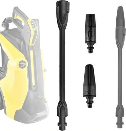 Varita de Chorro para Agua, Repuestos para Karcher, con boquilla chorro variable y boquilla turbo,Compatible con pistolas limpieza alta presión Karcher. para Karcher K2 y K3, K4, K5, K6, K7