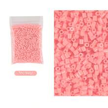 1100 hạt nhựa nhỏ 2.6mm hình ghép pixel, hạt sắt nung chảy, hạt trang trí thủ công chất lượng cao, tự làm đồ thủ công. - Đậu - Xem 16