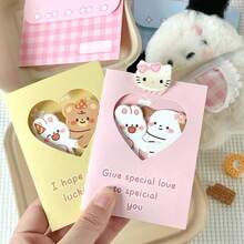 Cute 3D Foldable Hug Greeting Card With Envelope, High-Quality Lovely Gift For Friends, Couples - Multicolor - View 4