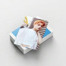 60+32PCS Korean Boy Group Photo Cards Stickers Set - JUHOON JAMES Collectible LOMO Cards, Making It The Perfect Valentine's Day Gift, New Year's Gift, Or A Special Gift For Boys And Girls' Fans. - Multicolor - View 9