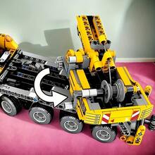 600pcs City Series Mechanical Crane Building Blocks Set, Yellow Engineering Crane Model, Movable, Rotatable, Lifting, Suitable As Birthday, Christmas Or Halloween Gift For Collectors - Vehicle Building Blocks - View 7