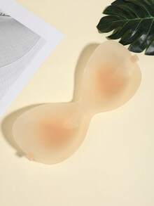 Ultraleichter Frauen Einteiler Klebebrusthalter, mit Rückenschulterriemen Design, löst sich nicht ab, feste Nippelabdeckungen, unsichtbare und nahtlose BH-Pads, unsichtbarer BH, Damen Unterwäsche, formt die Brüste, verhindert seitliches Ausweichen, verhindert Durchhängen, geeignet für Reisen, Urlaub, Strand, Bikini, Hochzeitskleid, Kleid - Verschiedenfarbig - Übersicht 4