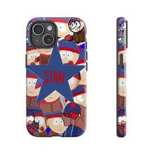 Muchos fans de South Park formando una estrella. Esta elegante funda es compatible con iPhone 17, 16, 15, 14 Pro Max, 13, 12, 11, XR y XS Plus. Fabricada en TPU flexible, resistente a golpes y arañazos, ofrece una excelente protección contra caídas y un agarre cómodo. Es un regalo ideal para familiares, amigos y seres queridos, y una opción perfecta para festivales. - Blanco - Ver 4