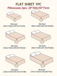 3pcs Silky Satin Bed Sheets, Soft & Breathable, Wrinkle-Resistant, Luxurious Hotel Style, Ideal Gift For Parents & Friends, Available In Multiple Colors & Sizes, Suitable For Twin, Full, Queen, King Beds - Silver - View 3