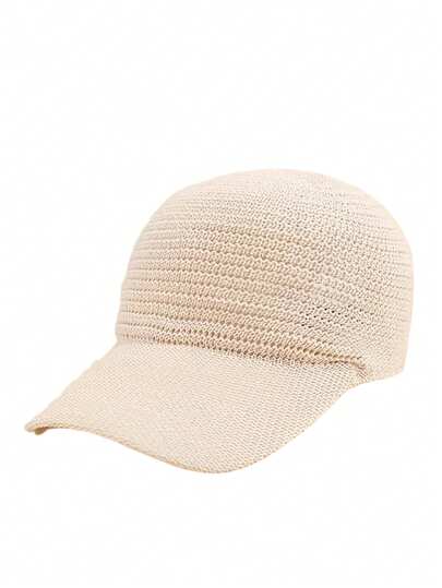 1pc Mesh Baseball Cap, Versatile Hat, Hollow Mesh Summer Hat, Breathable Cap