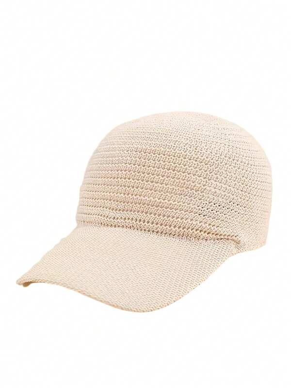 1pc Mesh Baseball Cap, Versatile Hat, Hollow Mesh Summer Hat, Breathable Cap