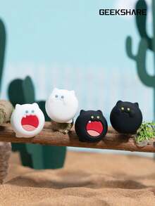 GeekShare 4pcs Bobo Cat Button Caps, Compatible With Nintendo Switch 2 - Multicolor - View 12