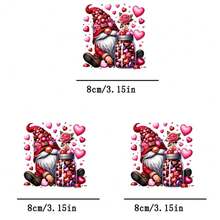 1pc/2pcs/3pcs Dwarf Chocolate Tin Pattern Heat Transfer Stickers, DIY Iron-On Decals Suitable For T-Shirt Making, Pillow Decoration, Backpacks, Throw Pillows, Pants, Sofa Covers, Waterproof And Fade-Resistant - ل+س - مشاهدة 4