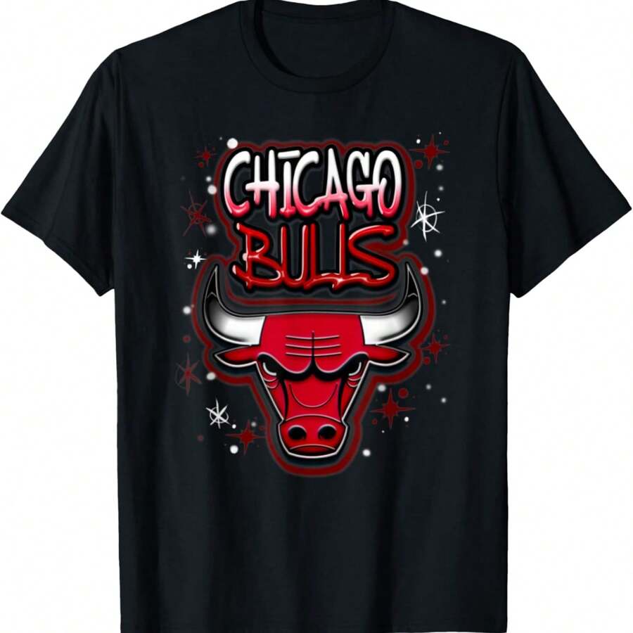 Airbrush Logo T-Shirt - 款式2 - 查看 1