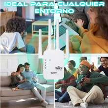 Repetidor Wifi Amplificador Señal 300mbps - Blanco - Ver 5