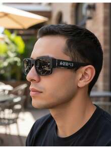 Men Sunglasses - Matte Black - View 6