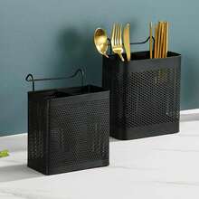 1Pc Stainless Steel Utensil Holder Dish Rack Chopstick Basket Silverware Drying Holder For Dishwasher Utensil Drying Rack - 2 - View 5