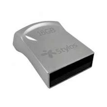 Memoria USB 16 Gb Stylos ST125 16GB, USB 2.0 tipo A, Memoria USB con diseño mini metálica plata - Plateado - Ver 5