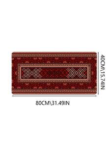 Bohemian Carpet Style Table Mat Bohemian Geometric Red Game Mouse Pad With Stitched Edge Non-Slip Rubber Base Big Mouse Pad Office Computer Keyboard Laptop Home - Multicolor - View 14