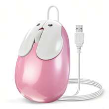 1pc Crystal Rhinestone Shiny Colorful Wired Mouse, Heart-Shaped Turtle Design USB Wired Mouse, Surface Inlaid With Crystal Diamonds, Computer Accessory, RGB Backlight, Cute Shiny Colorful Wired Mouse, Birthday, Holiday Gift, Perfect Gift For Her/Him, Holiday, Birthday Present - Multicolor - View 21