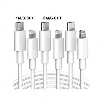 1-4 Packs Apple Charging Cables 3.3ft, Compatible With IPhone Chargers Cable, USB To Lightning Fast Compatible With IPhone Charging Cord Compatible With IPhone 14/13/12/11/11Pro/11Max/ X/XS/XR/XS Max/8/7, Ipad(White) Nan MFi Certified
