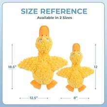 Best Pet Supplies Interactive Squeaky Dog Chew Toy, Ideal Dog Toys For Chewers, Small, Medium & Large Dogs, And Fetch Lovers - Ducky Doodle (Yellow), Large - / - Xem 5
