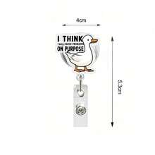 别致的亚克力徽章夹 - 耐用的亚克力夹，适用于护士、医生和医学生 - 有趣的办公用品 - 無色 - 查看 13