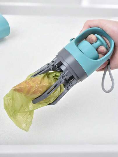 Portable No Touch Poop Scooper,Dog Pooper Scooper,Dog/Cat Walker Waste Picker,2 In 1 Dog Waste Pick-Up Claw,With Holder & Claw Clip,Leak-Proof Waste Storage Container,Bag Dispenser,Leash Attachable,For Outdoor Use All Year Round,Small Medium Large Dogs,Cat.For Walking, Dog Park, Trips, Hiking, Shopping Or Outdoor Activities.Christmas Gifts, Gifts For Women, Thanksgiving Gifts