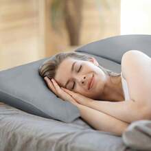 Utopia Bedding KopfKissen (2er Set), 80 x 80 cm Schlafkissen, Atmungsaktiv et Weich Kissen (Weiß)-3430 - 2265x65cm2erPack - Übersicht 9