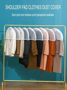 Minimalist Hanging Garment Dust Cover, Simple Dust-Proof Jacket Cover, Basic Household Cover - Multicolor - View 4