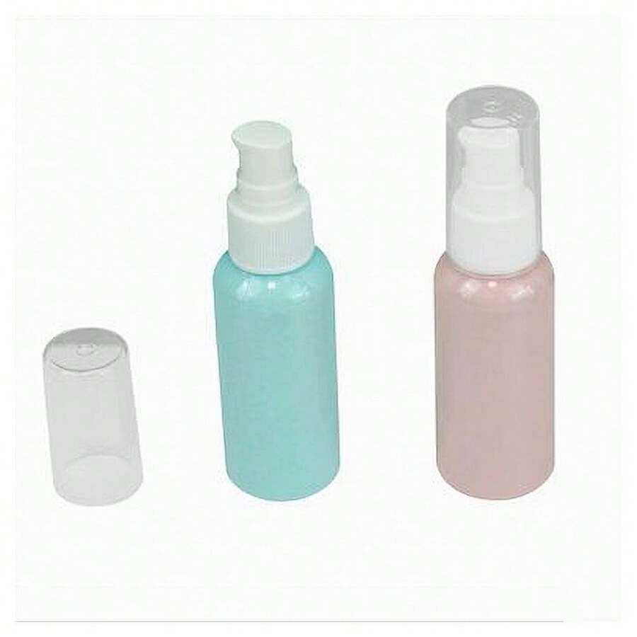 OISE ART STORE Set 4pz Bottiglia Viaggi Vuota 100ml Dispenser A Pompa Per Crema Cosmetici 79381 - - Multicolore - Visualizzare 1