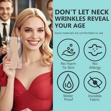 1/3/5/8/10/20PCS Neck Tape Lifting Invisible, Reusable & High Elastic Breathable Neck Lift Tape, Improve Ne-Ck Lines And Wrinkles, Waterproof - Brown - View 9